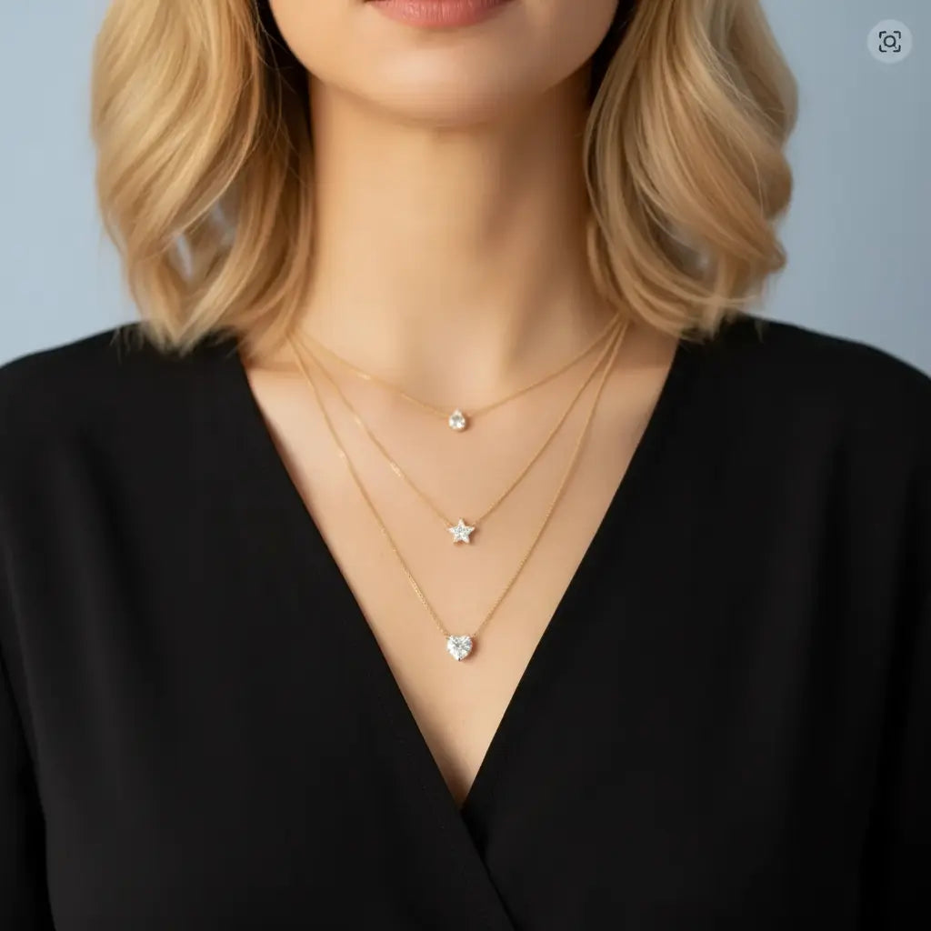 AURORA goldfarben Glanz, der bleibt – die zarte Halskette für jeden Moment